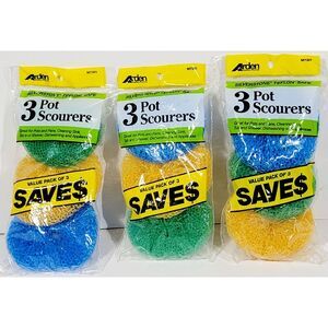 New - Kitchen Dish Pot Pan Plastic Mesh Scouring Washing Cleaning Scrubber